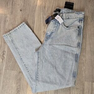 Banana Republic NWT Womens 28/6 HighRise 90S Straight Loose Lght Wash Jean Denim